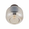 Nowoczesna oprawa sufitowa brązowa szklany ryflowany klosz okrągły reflektor spot minimalistyczny uniwersalny klasyczny SALVIA 11358 TK-Lighting